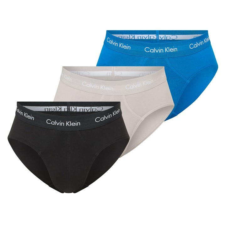 Calvin Klein Men' Black 3 Pack Briefs in Size S, Sports Direct