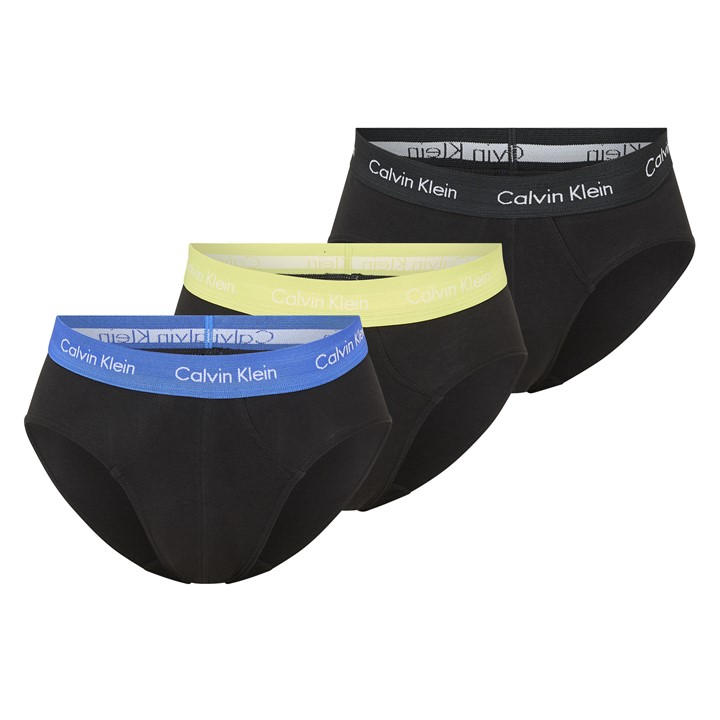 Calvin Klein Men' Black 3 Pack Briefs in Size S, Sports Direct