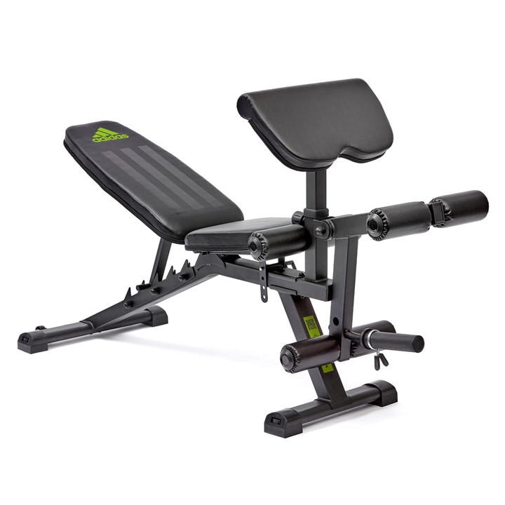 Adidas  Black Performance Training Bench, Sports Direct