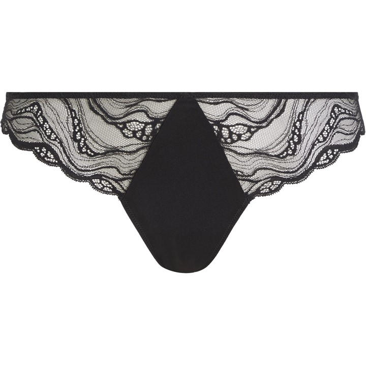 Calvin Klein Women's Black Thong in Size 10, Sports Direct