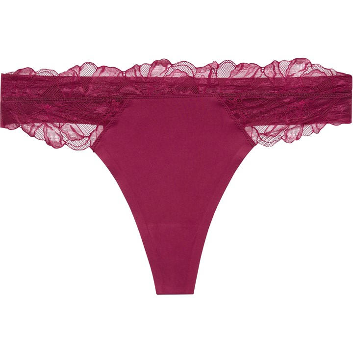 Calvin Klein Women's Pink Perffit Thong Briefs in Size 10, Sports Direct