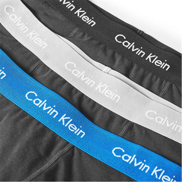 Blk/Gry/BluWB - Calvin Klein - 3-Pack Cotton Stretch Boxer Shorts
