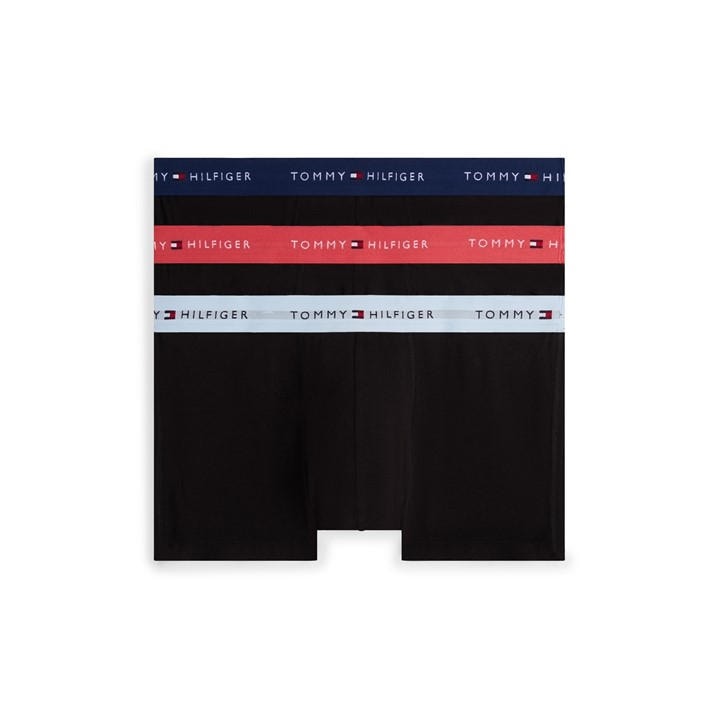 Tommy Hilfiger Men'  3-Pack Logo Waistband Trunks in Size S, Sports Direct