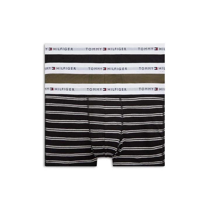 Tommy Hilfiger Men'  3-Pack Logo Waistband Trunks in Size S, Sports Direct