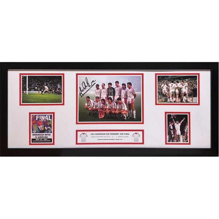 Manchester United    Mark Hughes Signed  Storyboard, Football by AllStarSignings Ltd, Sports Direct