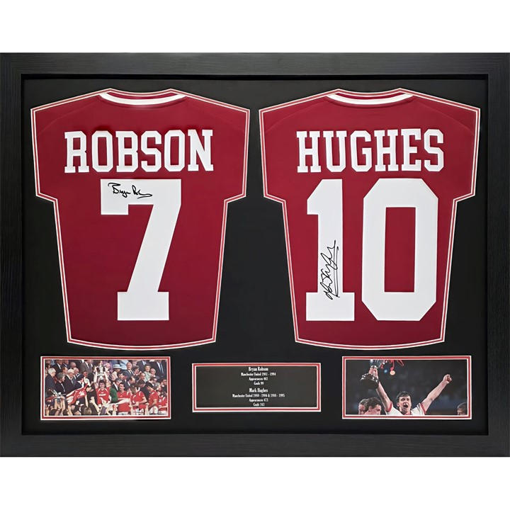 Manchester United    Hughes & Robson Signed  Shirts, Football by  FC, Sports Direct