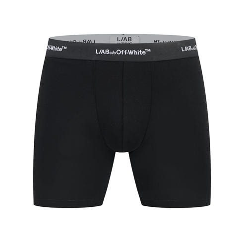 L AB OFF WHITE - Men's 6" No Fly Boxer Brief