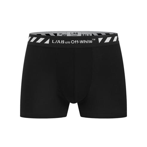 L AB OFF WHITE - Men's Diags Boxer Briefs 3 Pack