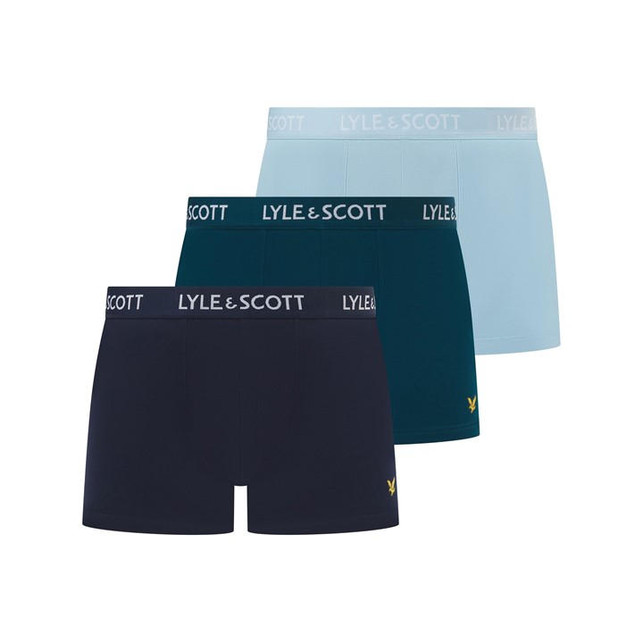 Lyle And Scott Men's Blue Lyle Barclay 3Pk in Size 2XL, Sports Direct
