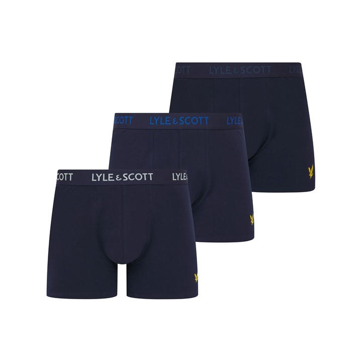 Lyle And Scott Men's Blue Lyle Barclay 3Pk in Size 2XL, Sports Direct