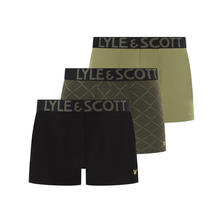 Lyle And Scott Men's  Lyle Lucian 3Pk in Size 2XL, Sports Direct