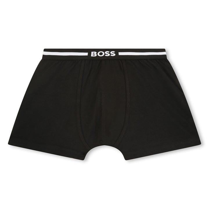 Boss Boys Black Kids' Logo Boxer Briefs in Size 14 - 16 Years, Sports Direct