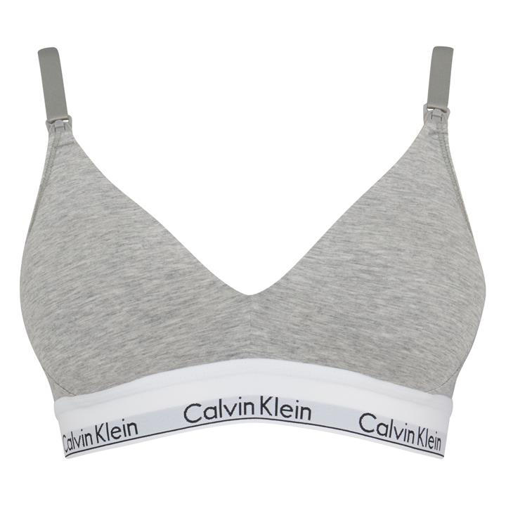 Calvin Klein Women's Grey Maternity Bralette in Size 16, Sports Direct