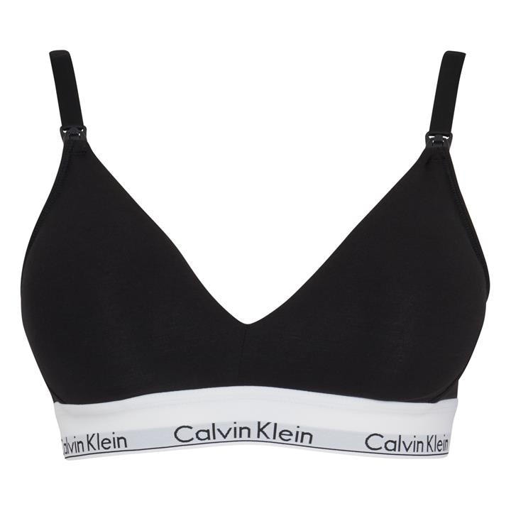 Calvin Klein Women's Black Maternity Bralette in Size 16, Sports Direct