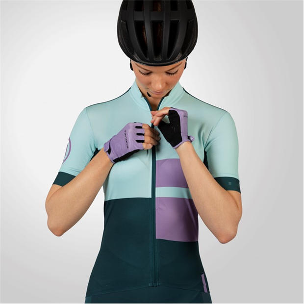 Violet - Endura - FS260 Print Short Sleeve Jersey Ladies