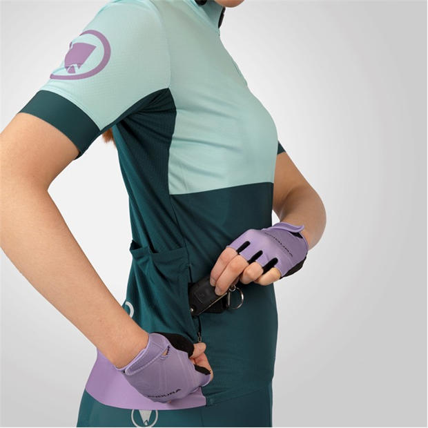Violet - Endura - FS260 Print Short Sleeve Jersey Ladies