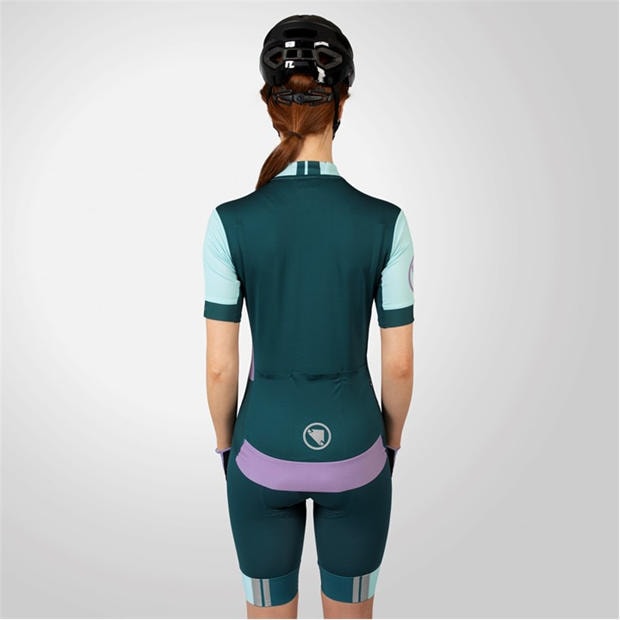 Violet - Endura - FS260 Print Short Sleeve Jersey Ladies