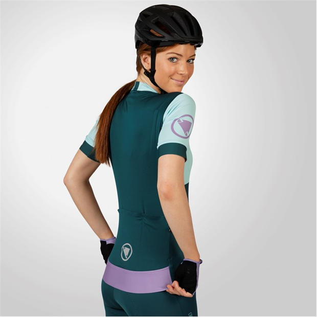 Violet - Endura - FS260 Print Short Sleeve Jersey Ladies