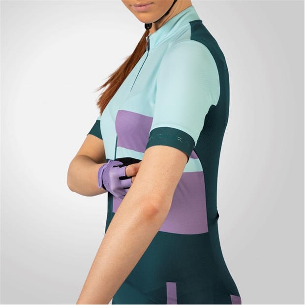 Violet - Endura - FS260 Print Short Sleeve Jersey Ladies