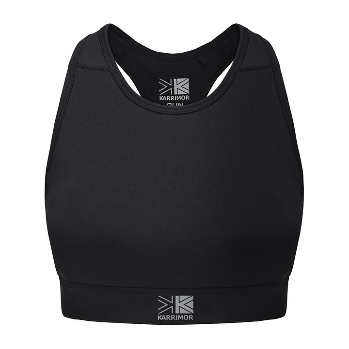 Karrimor Women's Black Medium Sports Bra in Size 10, Sports Direct