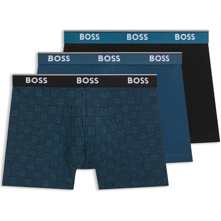 Boss Men's  Bodywear 3 Pack Boxer Briefs With Logo Detail in Size 2XL, Sports Direct