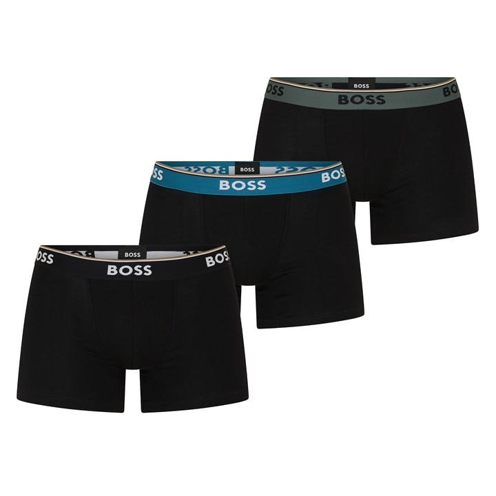 Boss Men's  Bodywear 3 Pack Boxer Briefs With Logo Detail in Size 2XL, Sports Direct