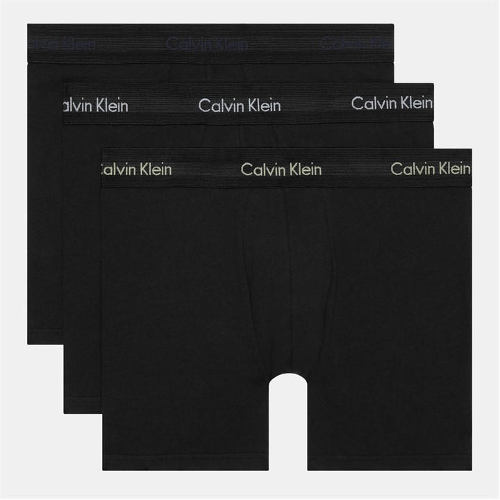 Calvin Klein Men's Black 3 Pack Boxer Briefs