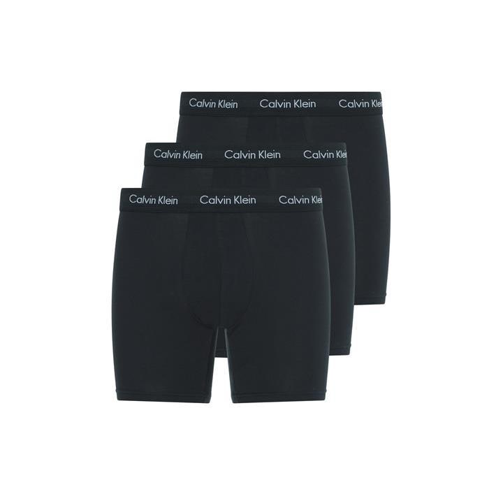 Calvin Klein Men' Black Calvinklein 3 Pack Boxer Briefs in Size S, Sports Direct