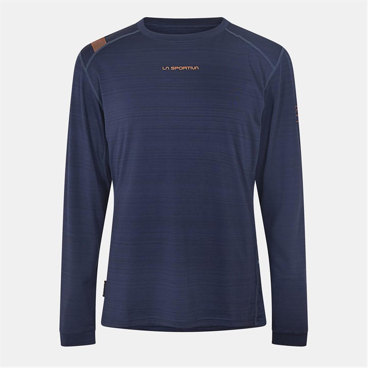 La Sportiva Men's Blue Sport Tour Baselayer Top in Size L, Sports Direct