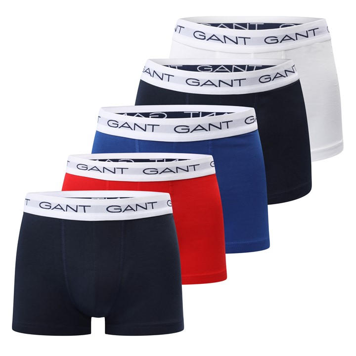Gant Men's  5 Pack Trunks in Size M, Sports Direct