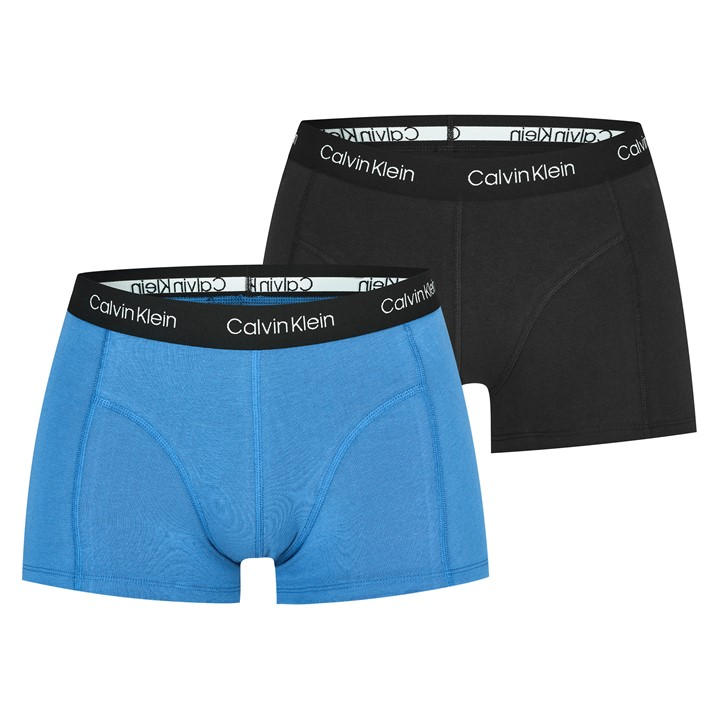 Calvin Klein Men's  365 2 Pack Trunks in Size L, Sports Direct