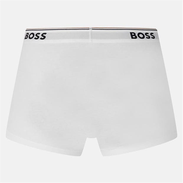 White 100 - Boss - Mens BOSS Bodywear 3-Pack Boxer Shorts with Logo Detail