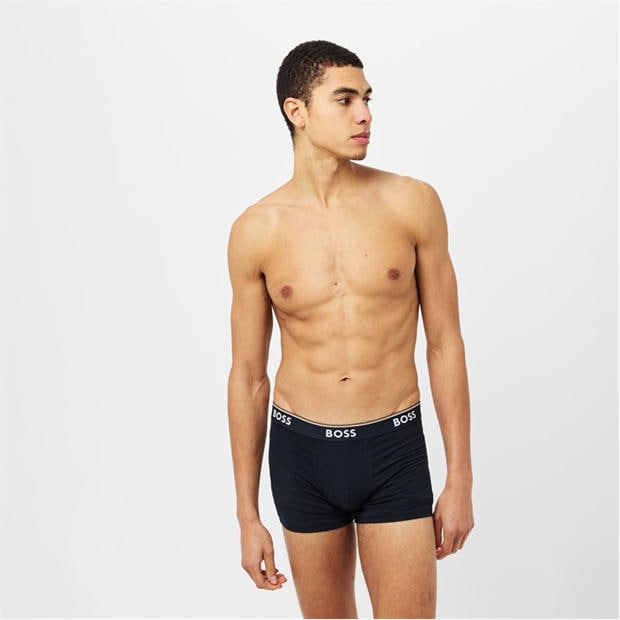Blk/Blk/Blk 964 - Boss - Mens BOSS Bodywear 3-Pack Boxer Shorts with Logo Detail