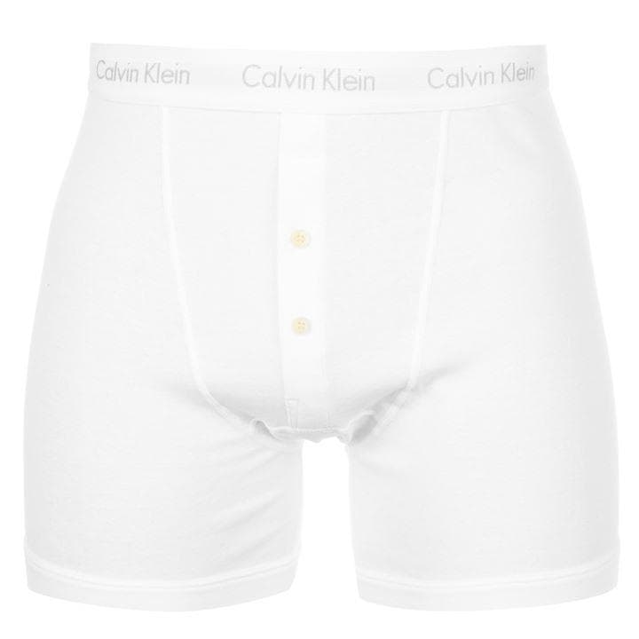Calvin Klein Men' White Boxer Briefs (X1) in Size S, Sports Direct