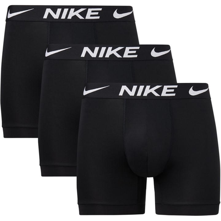 Nike Men's Black 3 Pack Dri-Fit Boxer Shorts in Size M, Sports Direct