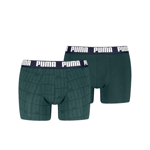 Puma - Men's Logo Print Cotton Boxers 2 Pack