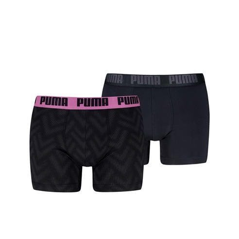 Puma - Men's Printed Cotton 2 Pack Boxers
