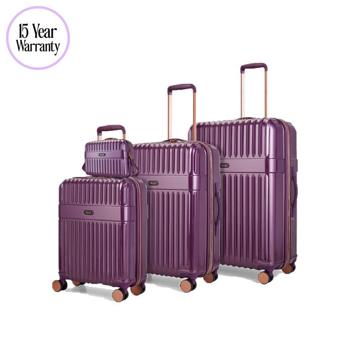 Rock  Purple Selene Suitcase in Size Cabin, Sports Direct