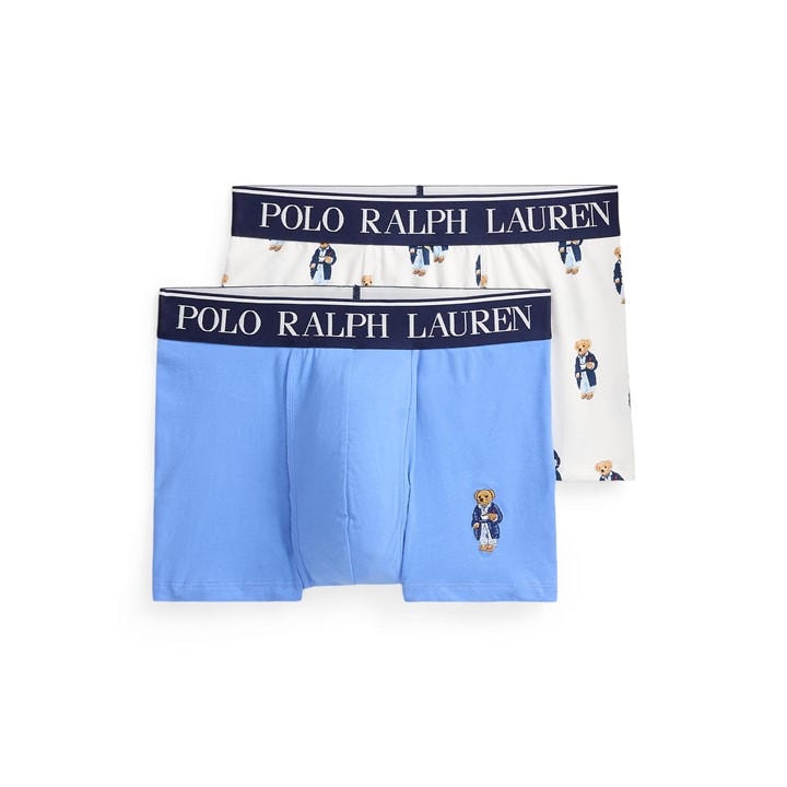 Polo Ralph Lauren Men's  2 Pack Bear Trunks in Size XL, Sports Direct