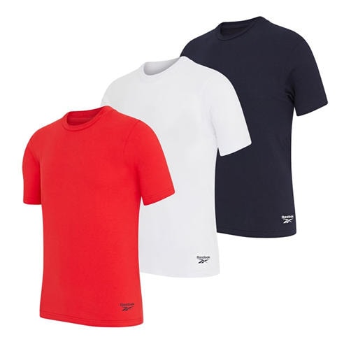 Reebok - Mens 3 Pack T Shirts Santo