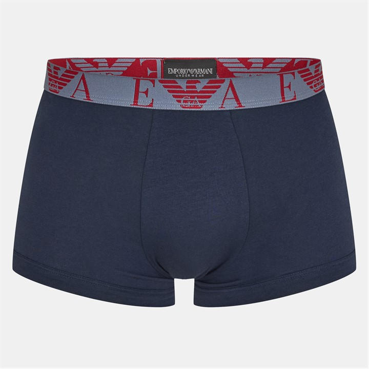 Emporio Armani Men's  3-Pack Logo Trunks in Size L, Sports Direct