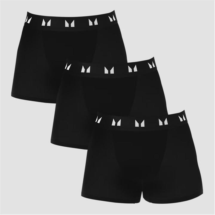 Myprotein Men's Black Cotton Boxers in Size M, Sports Direct