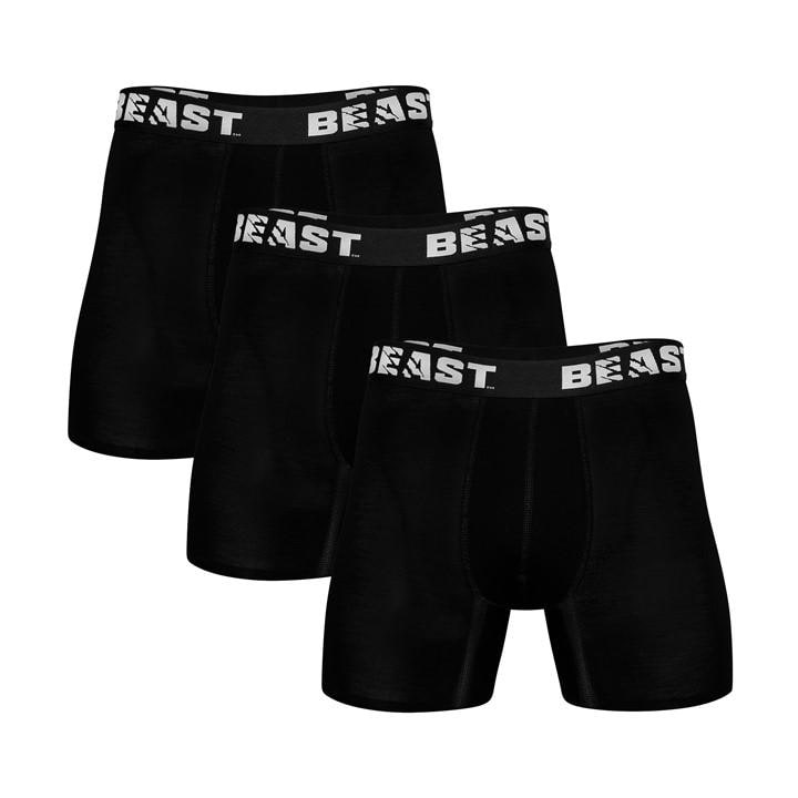 Beast Men's Boxers 3 Pack - Black - Small - Image 2