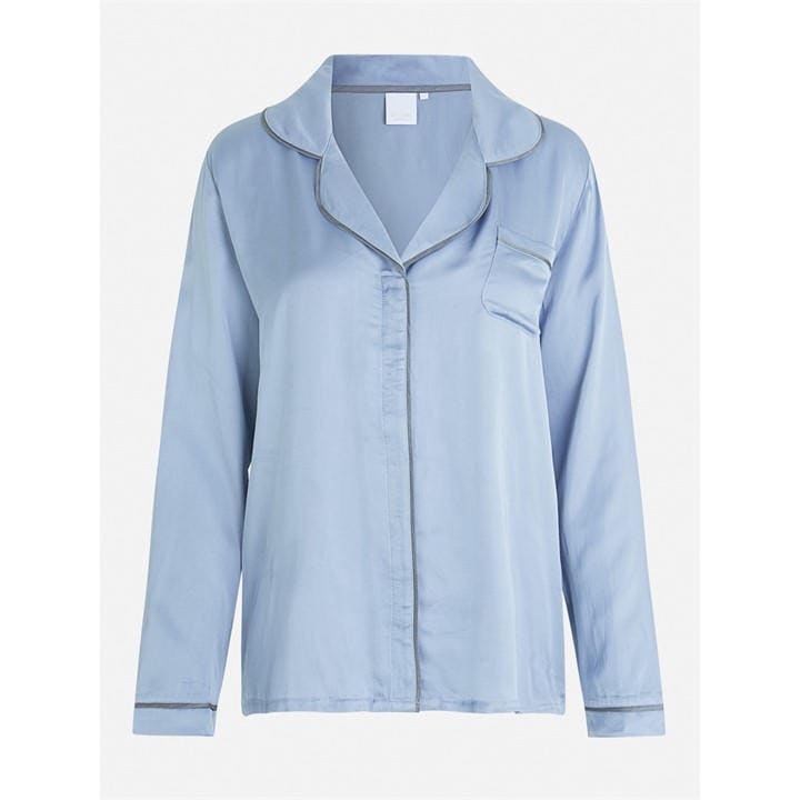 Ccdk Women's Blue Pyjama Long Sleeve Top in Size 8, Sports Direct