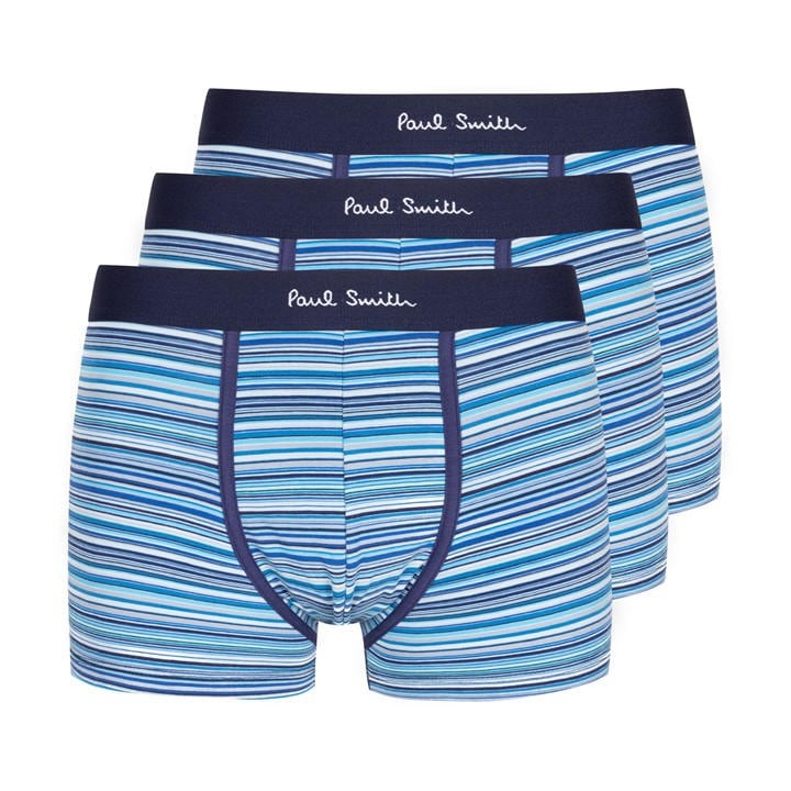 Paul Smith Men' Blue 3-Pack Boxer Briefs in Size S, Sports Direct