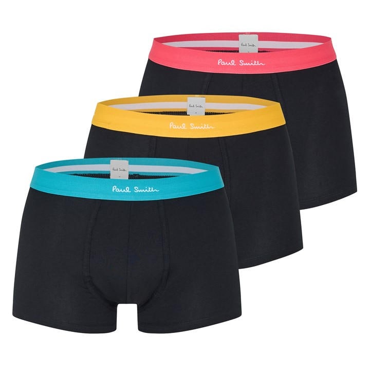 Paul Smith Men's Black 3-Pack Boxer Briefs in Size L, Sports Direct