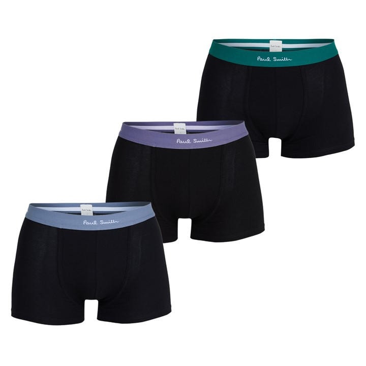 Paul Smith Men's Black 3-Pack Boxer Briefs in Size L, Sports Direct