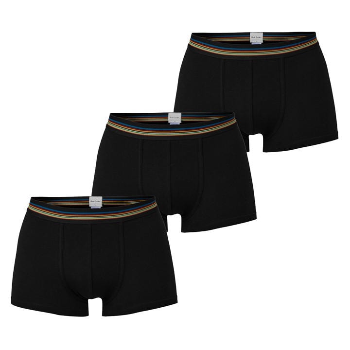 Paul Smith Men's Black 3-Pack Boxer Briefs in Size XL, Sports Direct