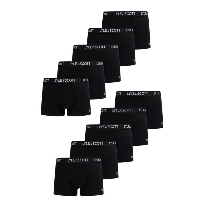 Lyle And Scott Men' Black Trunk Clothing in Size S, Sports Direct