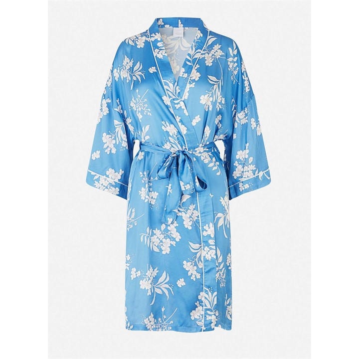 Ccdk Women's Blue Kimono Dressing Gown in Size 18, Sports Direct
